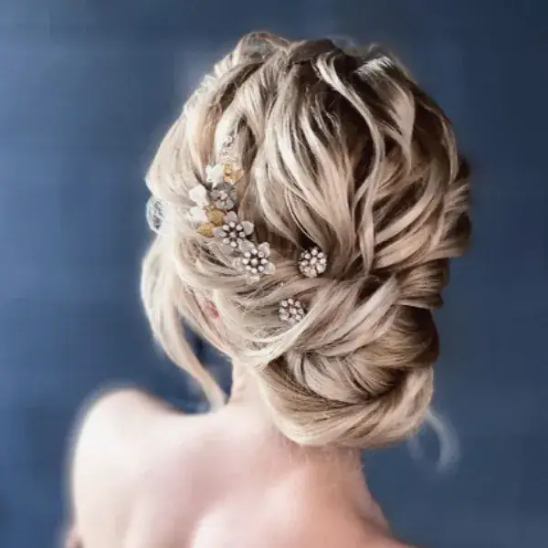 tousled-updo