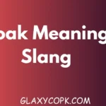 Soak Meaning Slang