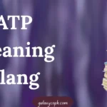 ATP Meaning Slang
