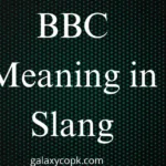 BBC Meaning in Slang