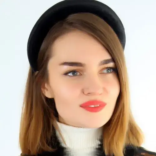 Sleek Bob with Velvet Headband