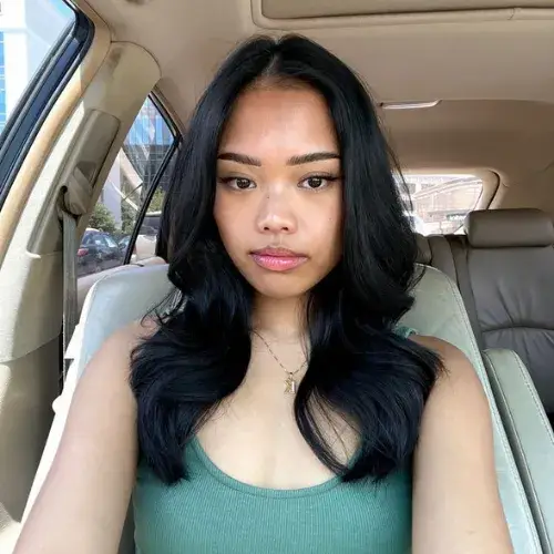 Sleek Middle Part Blowout