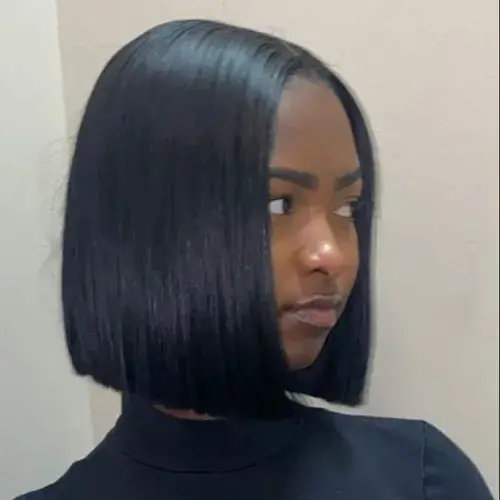 The Sleek, Bone-Straight Bob