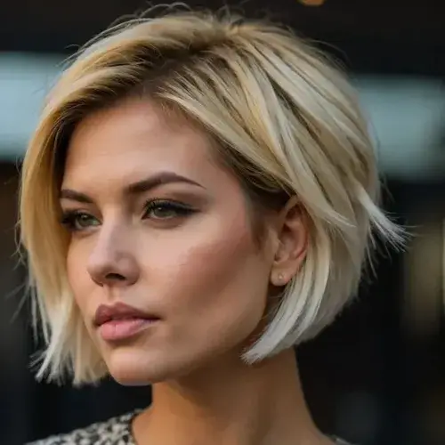 The Sleek Ear-Length Bob