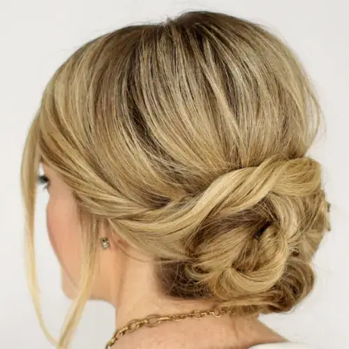 Twisted Side Updo