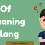 Of Meaning Slang