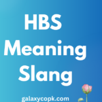 HBS Meaning Slang