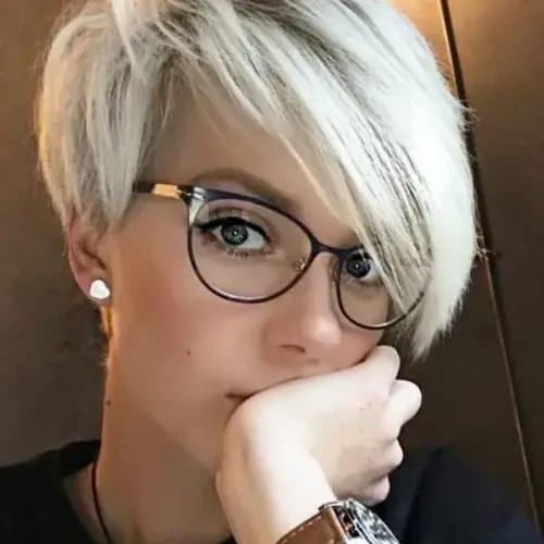 Asymmetrical Pixie + Geometric Frames