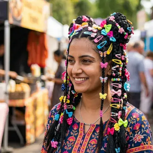 Bright Hair Accessories Overload