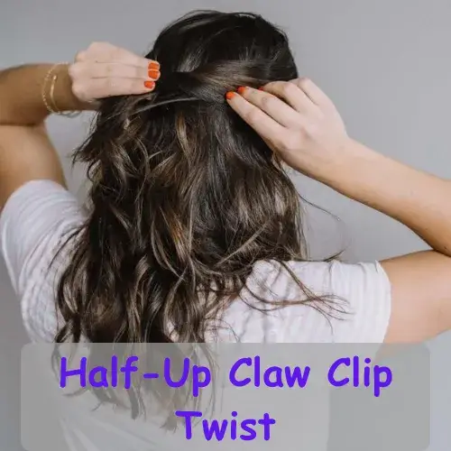 Half-Up Claw Clip Twist