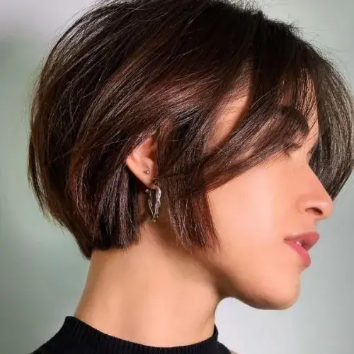 Short Bob with Bright Tips