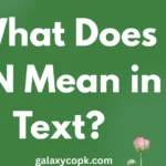 SN Mean in Text