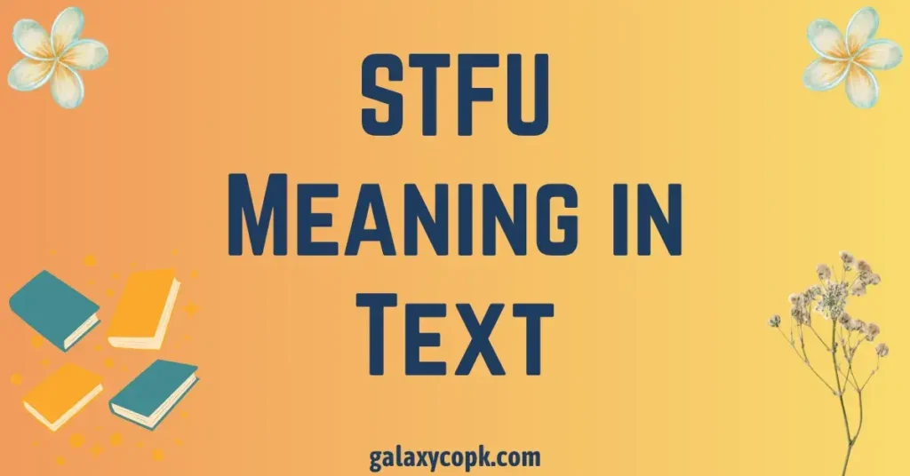 STFU Meaning in Text