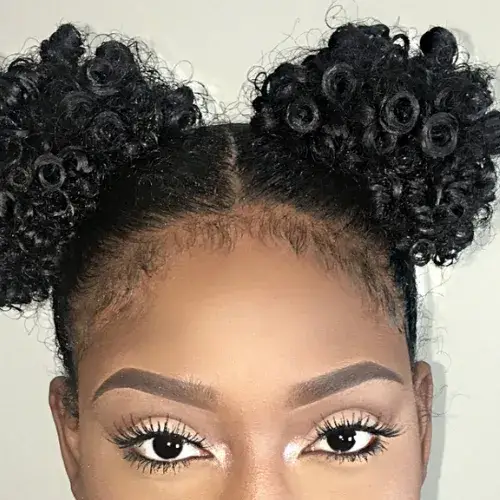 The Classic Two-Puff Look