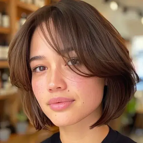 The Curtain Bang Bob