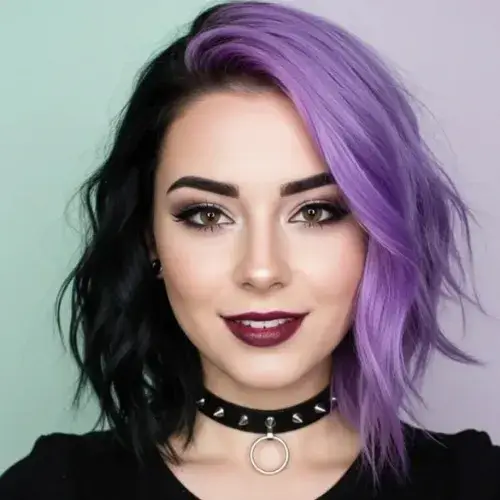 The Effortless Two-Tone Wolf Cut