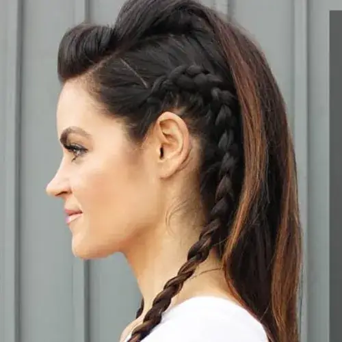 The Faux Hawk Braid