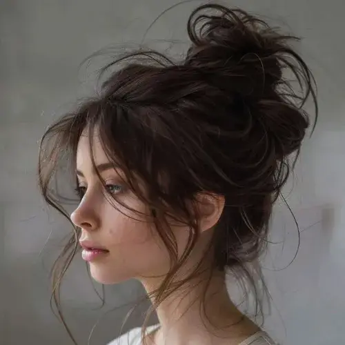 The Messy Warrior Bun