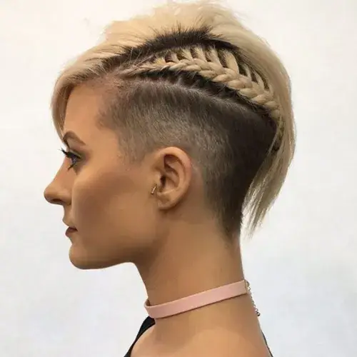 The Undercut with Side Braids