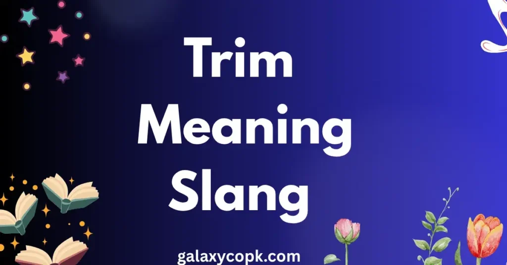 trim meaning slang