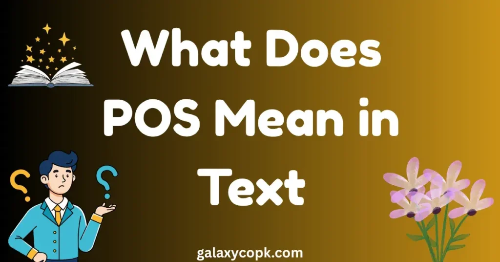 What Does POS Mean in Text
