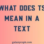 What Does TS Mean in a Text