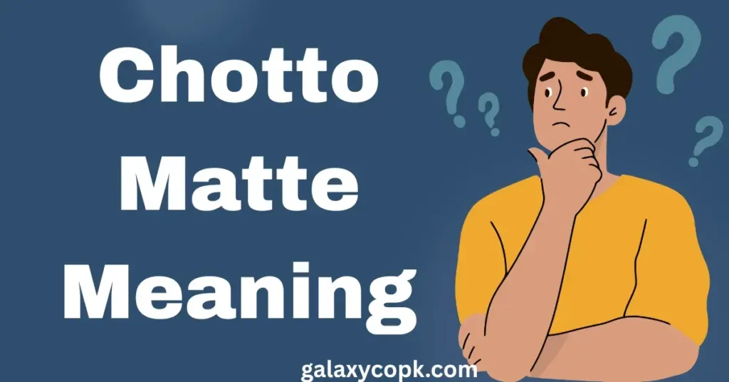Chotto Matte Meaning: What This Popular Japanese Phrase Really Means 1 Chotto Matte Meaning