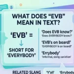 EVB Mean in Text
