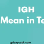 IGH Mean in Text