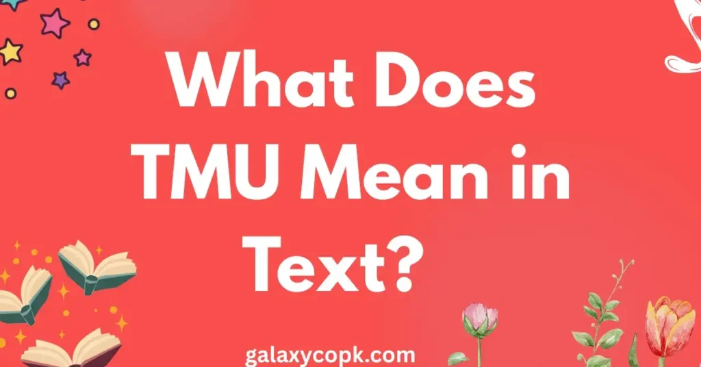 TMU Mean in Text