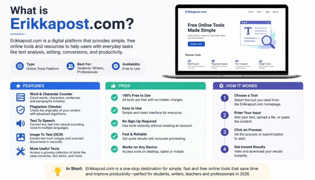 What is Erikkapost com? Features, Pros & How It Works in 2026 3 Erikkapost