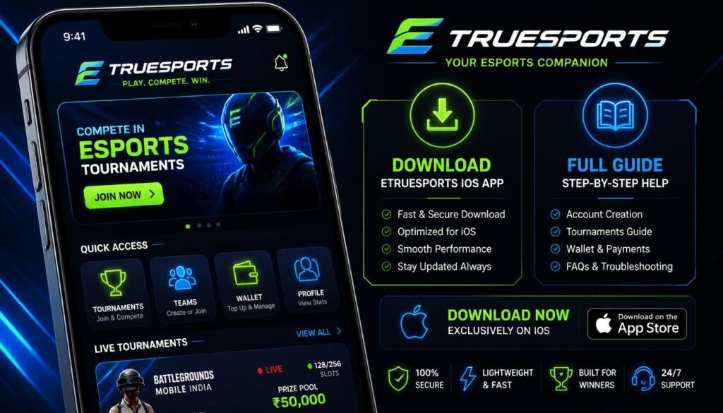 Etruesports iOS App Features, Download & Full Guide 1 Etruesports iOS App Features