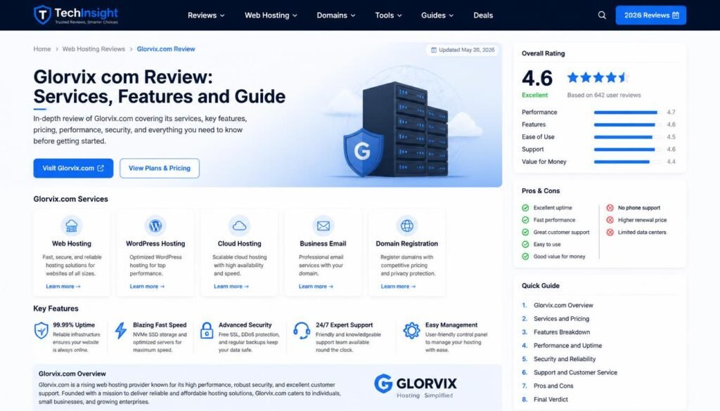 Glorvix com Review: Services, Features and Guide (2026) 1 Glorvix