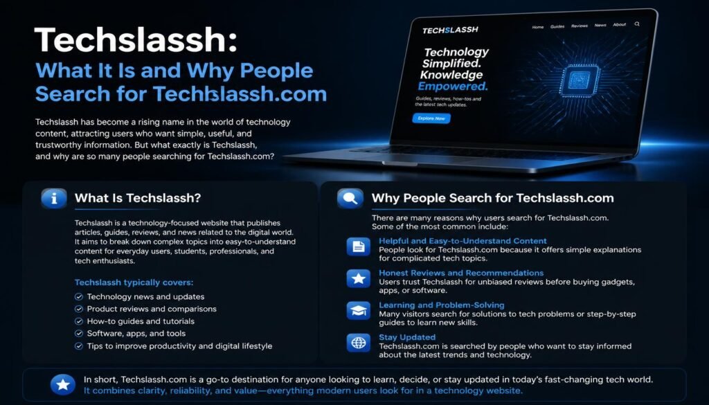 Techslassh: What It Is and Why People Search for Techslassh.com 107 Techslassh