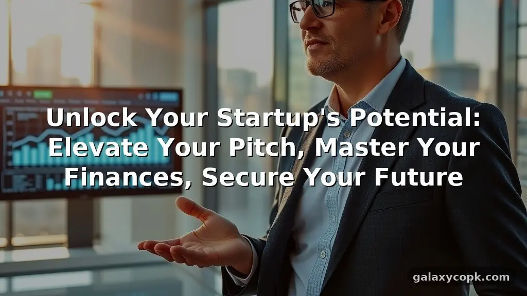 Unlock Your Startup's Potential: Elevate Your Pitch, Master Your Finances, Secure Your Future 1 Unlock Your Startup's Potential: Elevate Your Pitch, Master Your Finances, Secure Your Future