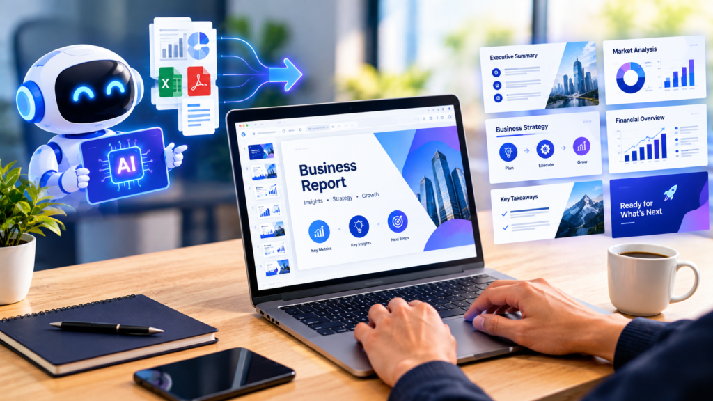 How AI Presentation Tools Simplify Business Reports and Pitch Decks