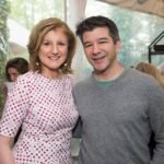 Travis Kalanick and Helen Mirren
